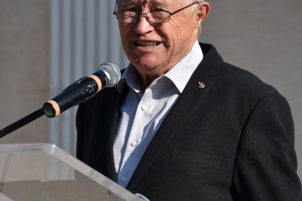 1956-os megemlékezés a gyóni városrészközpontban