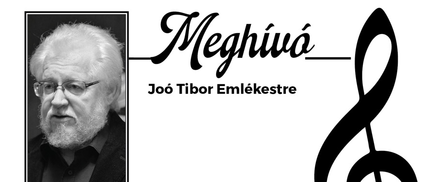 Meghívó Joó Tibor Emlékestre